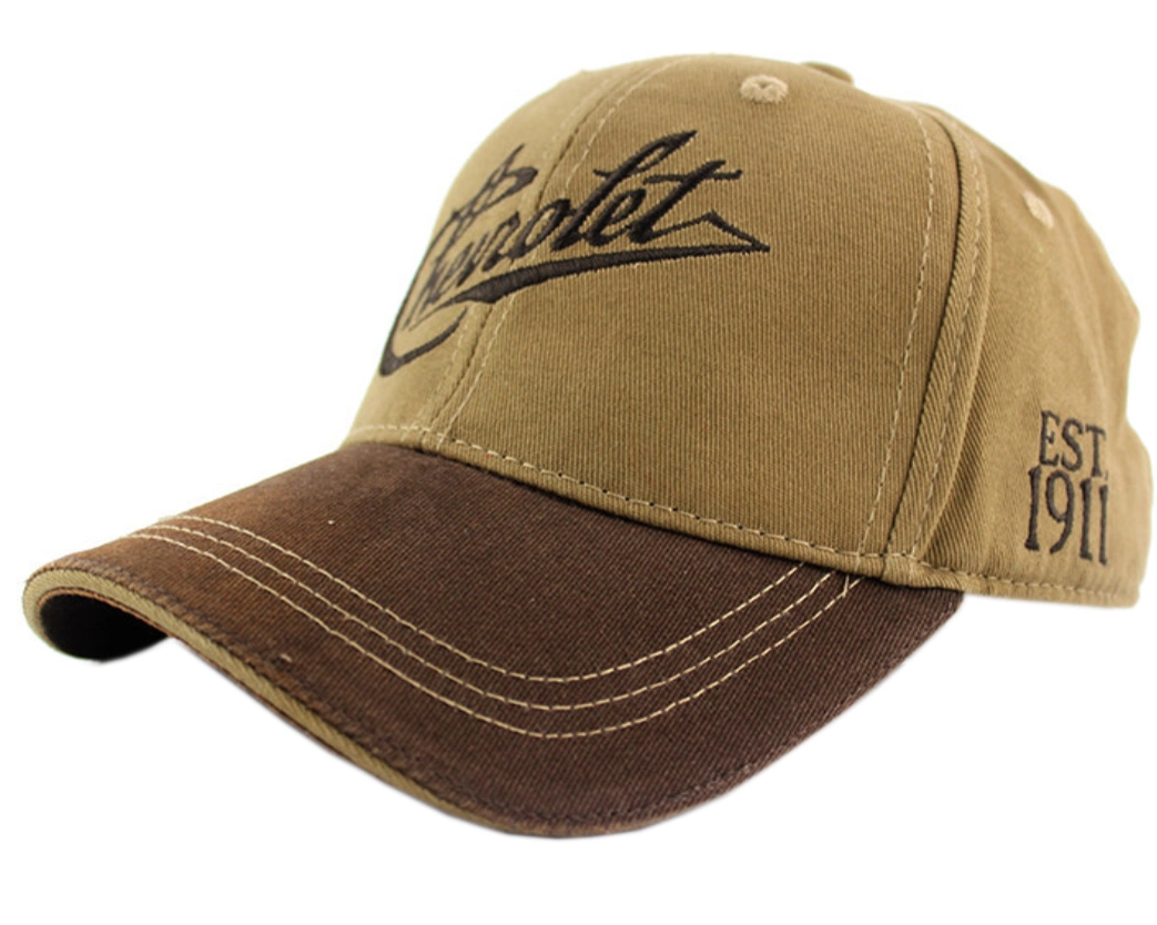 Gorra de coche de lavado de Khaki con bordado de Bill Sandwich a medida