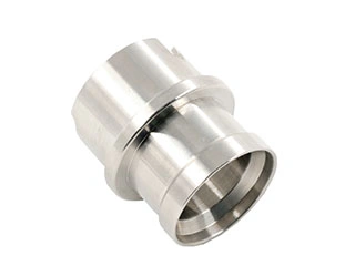 CNC Machining Turning Aluminum Stainless Steel Part 150lb Ss Hex Nipple Fittings Male Thread