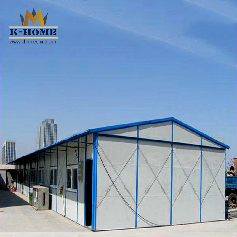 Flat Pack Prefabricated Cabin Metal Buildings for Temporary Living