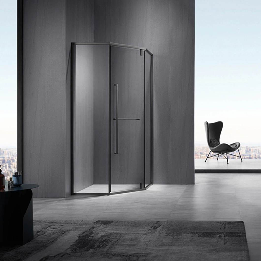 Qian Yan Luxury Corner Shower China Luxurious Shower Manufacturing CE RoHS as/Nz Certificate Luxury 304 Stainless Steel Bathroom with Walk-in Shower