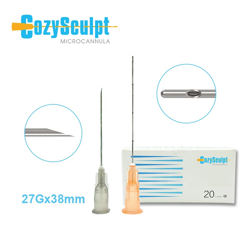 Disposable Stainless Steel Types of Cannula and Sizes 18g 21g 22g 23G 25g 27g Blunt Tip