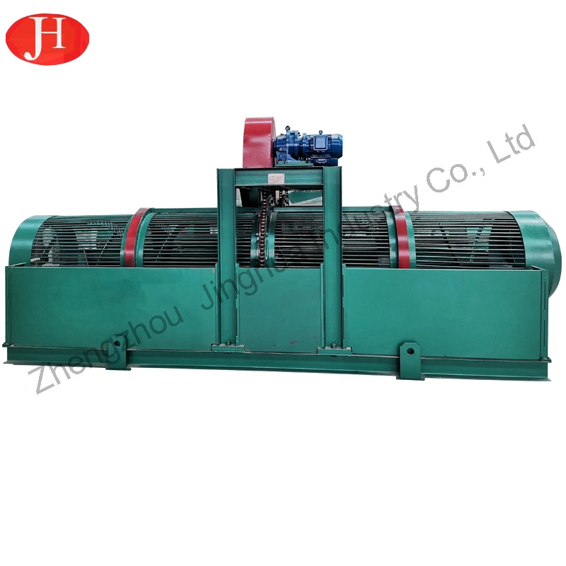 Cassava Cleaning Machine Cage Washing Equipment Fresh Cassava Dry Sieve Sand Remove Plant