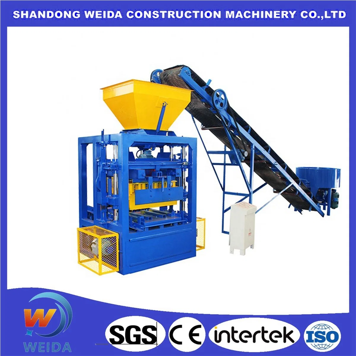 Small Investment Paving Stone Concrete Hollow Gal Blocks Making Machine Price