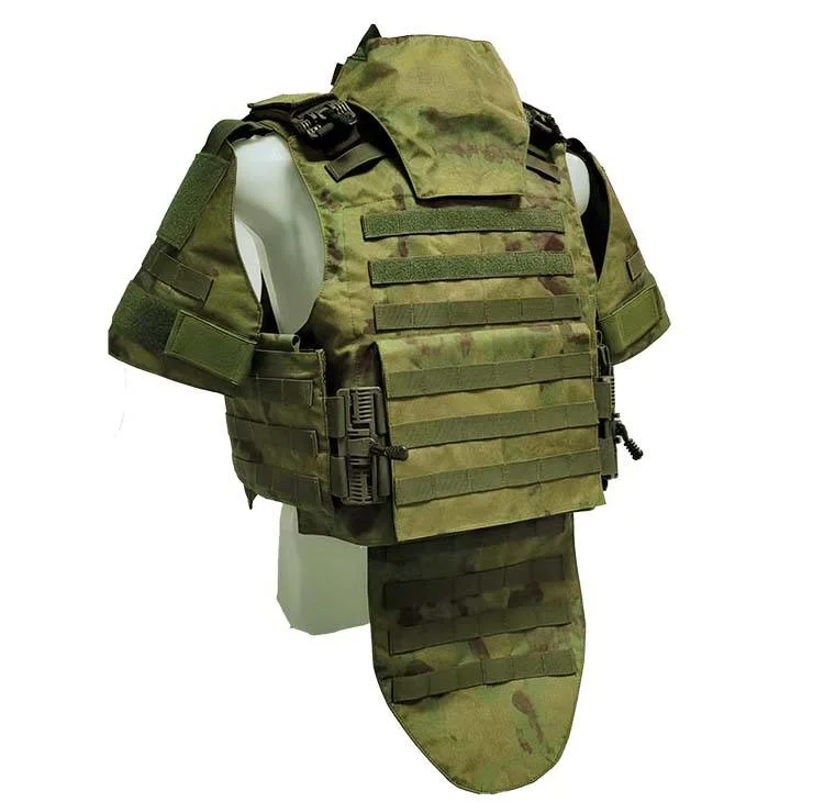 Veste de protection modulaire personnalisée en multicam avec porte-plaques en céramique de 250*300 mm