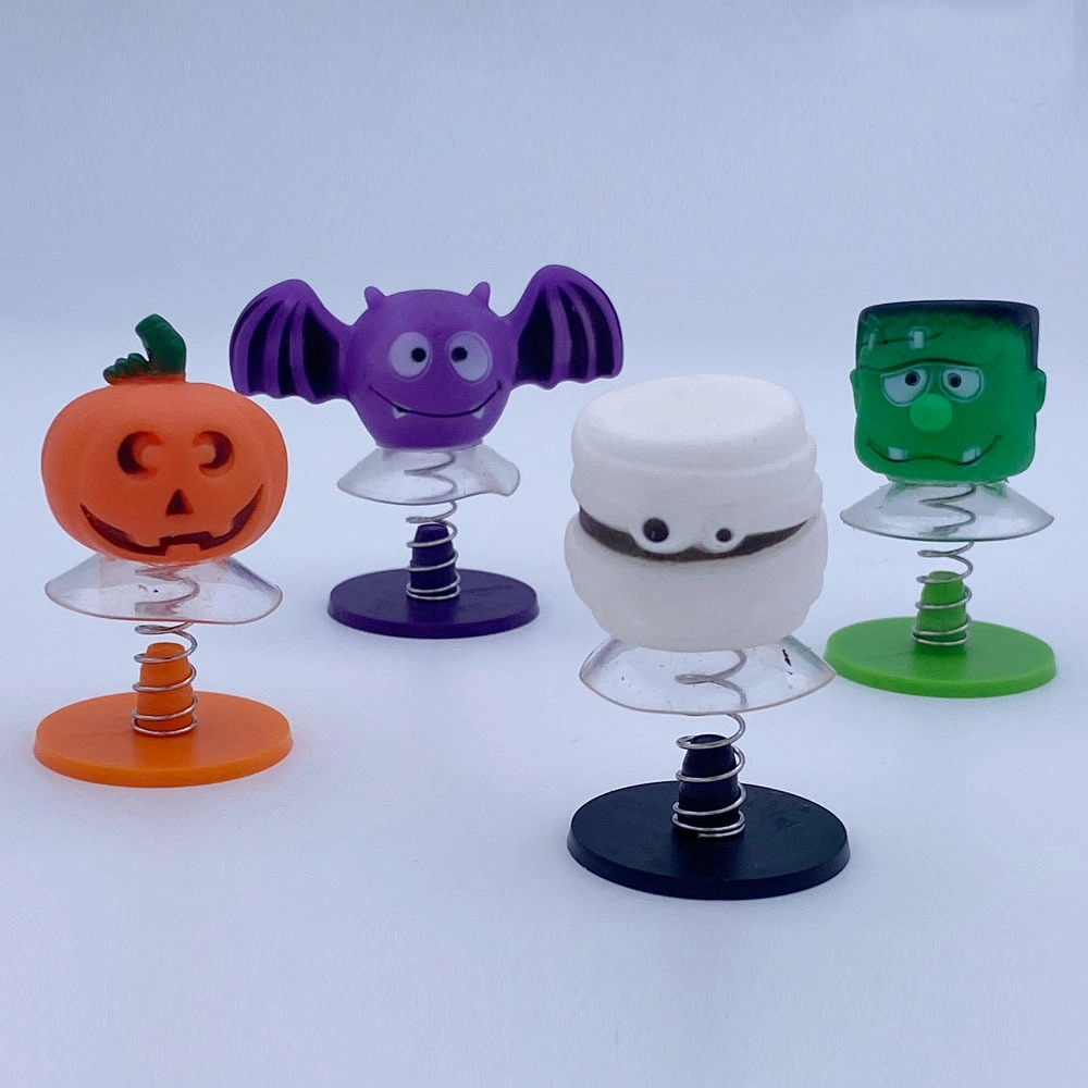 Vending Capsule Halloween Small Jumping Pumpkin Bat Monster Toys for Kids