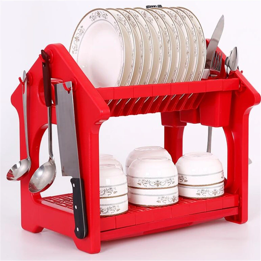 3 Tier Kitchen Plastic Dish Rack Dish Drying Rack for Home