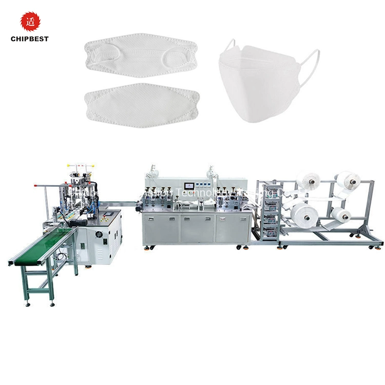 Easy Operating All in on Elastic Ear Band Surgical Mask Making Machine