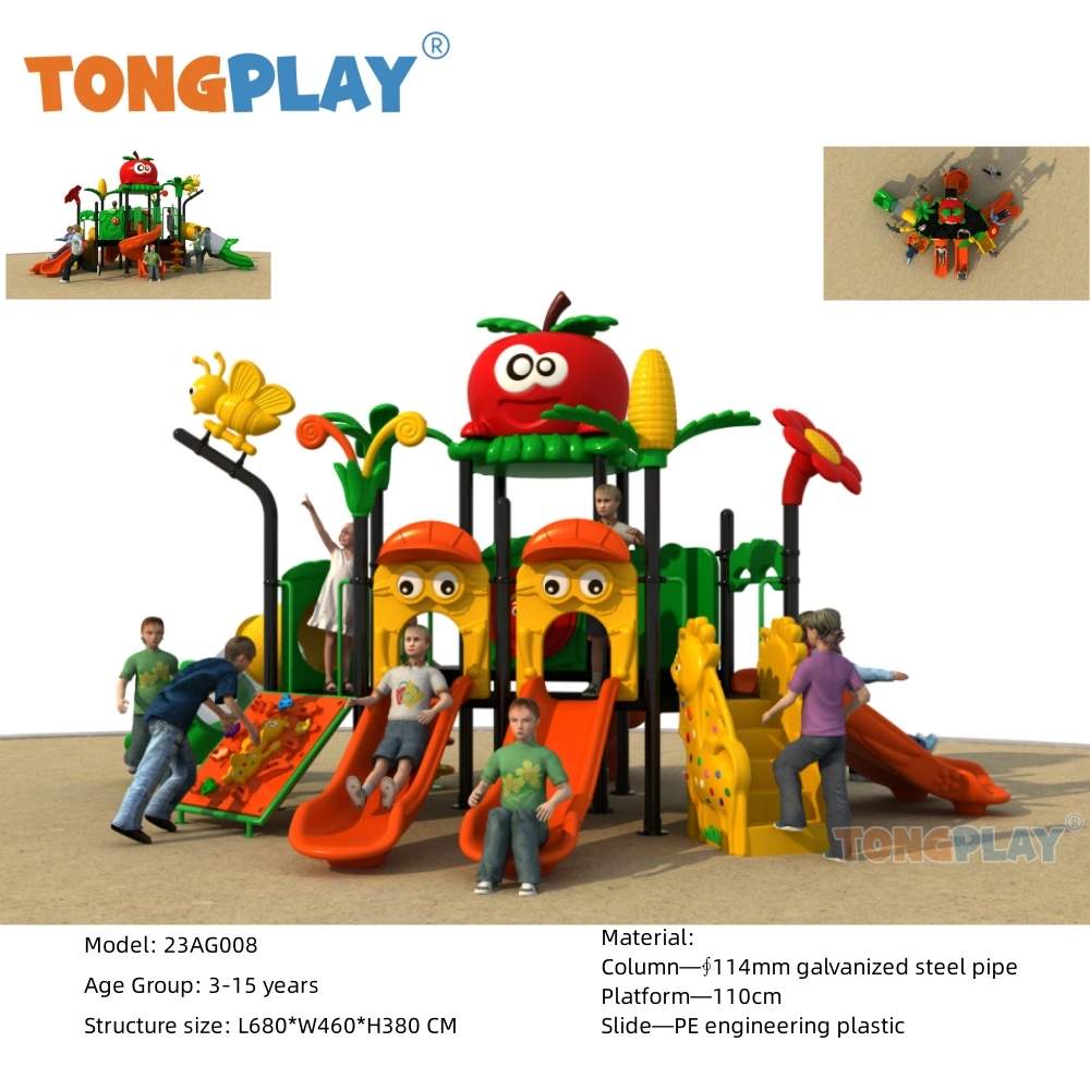 Fantasy Series Slide Outdoor Playground Plastic Equipment Kids Park Children Amusement Safety