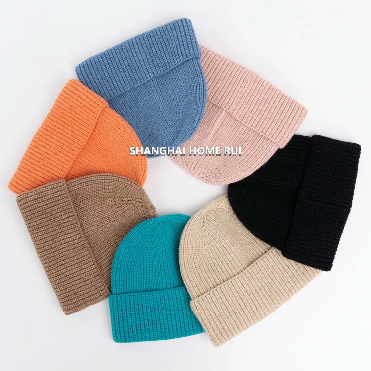 Couleurs différentes de qualité Super Multi chaudement Logo personnalisé ajouté les pêcheurs de l'enveloppe vierge Pocket Beanie Hat capot