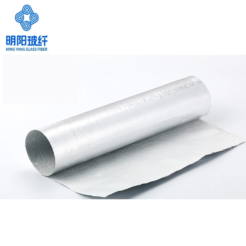 100GSM, 0.12mm Thickness, 1.22m Width Aluminized Fiberglass Fabric