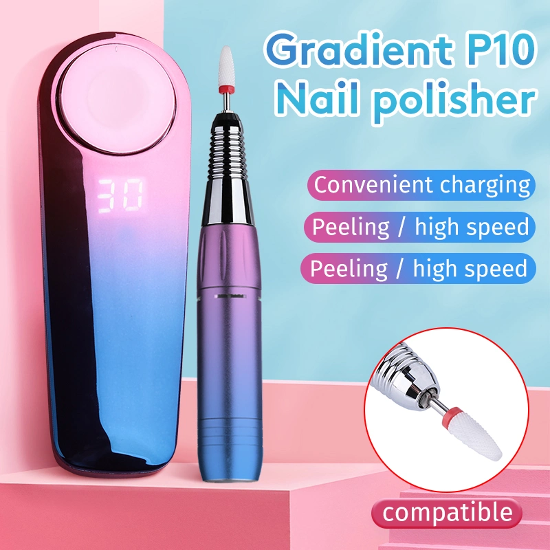 High Speed 30000rpm Rechargeable Nail Drill File Machine