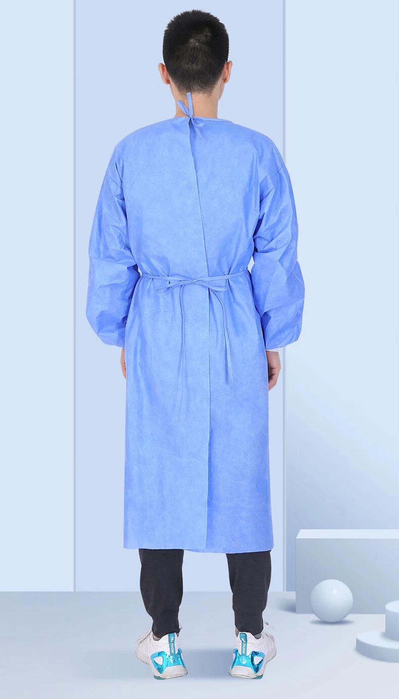 Ly Medical Isolation Gown Disposable PP+PE Protective Clothing Surgical Gown