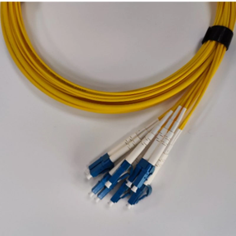 High quality/High cost performance  12 Cores Straight Harness Om4 Fanout Cable Fiber Optical