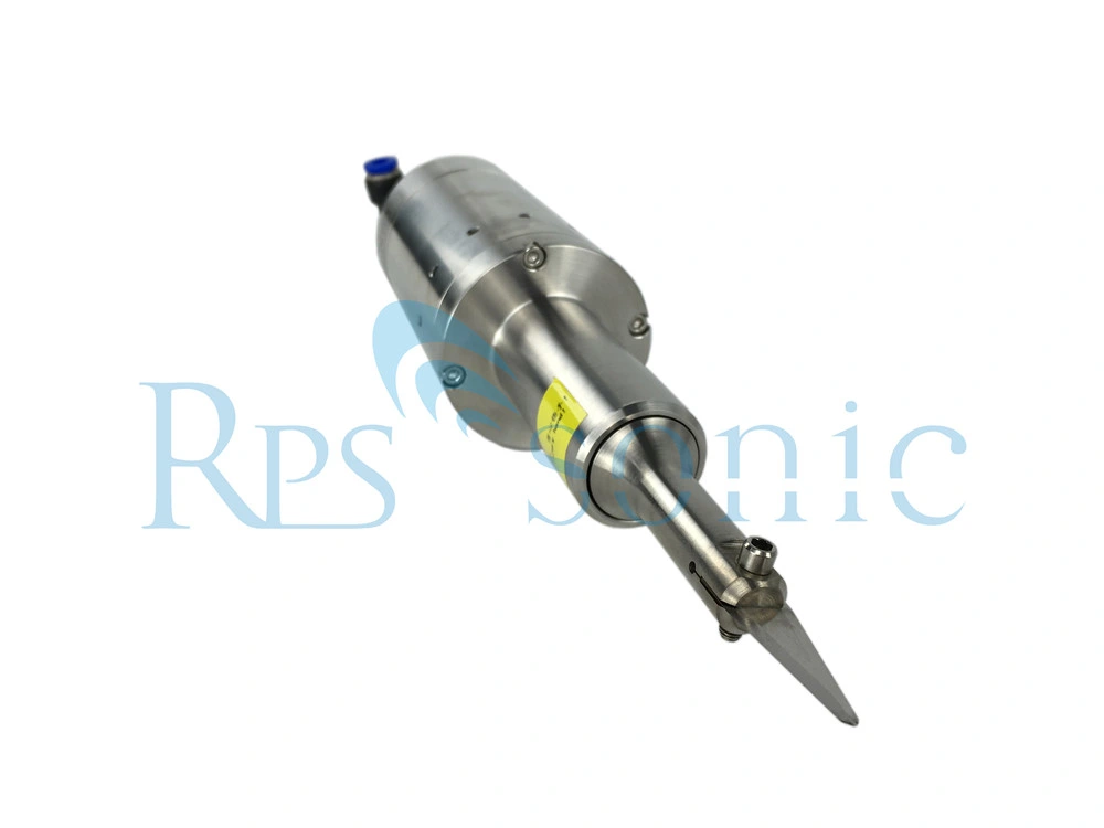 40kHz 500W de sellado ultrasónico cuchillo de cortar y recortar el borde de tela