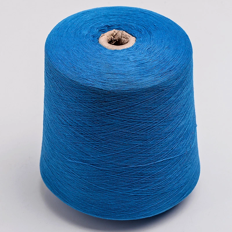 Dope Dyed Recycle Spun Polyester Color Yarn 30/1