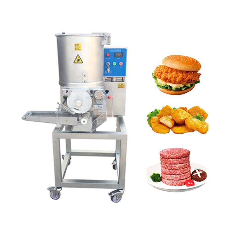 Hamburger Beef Meat Patty Forming Processing Making Machine Chicken Burger Molding Production Maker Line Price