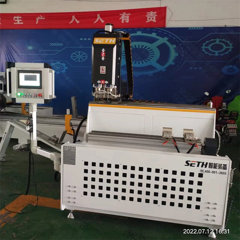 Seth Brand Aluminum Double Head Milling Machine Drilling Machine for Aluminum Win-Door Making Aluminium Fabrication Machines