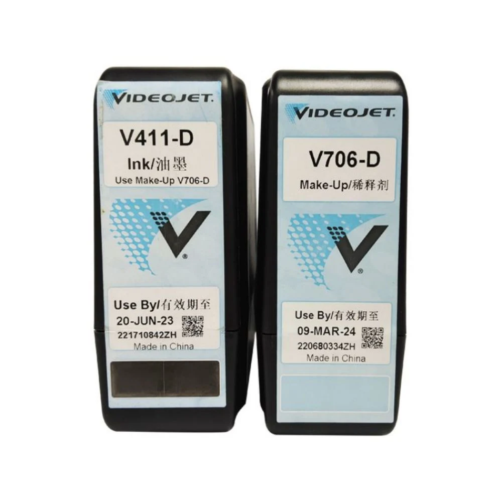 Videojet Ink V411-D V410- D V705- D V706-D for Videojet 1240 1280 1580 1880 Inkjet Printer