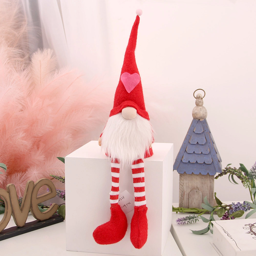 Gnomes Plush Red Valentine Gnome Plush Faceless Toys Doll Gnomes Home Decor Party Supplies Gnome