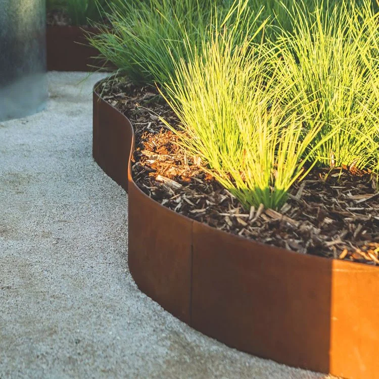 Borde de Corten de acero/borde de flor de jardín