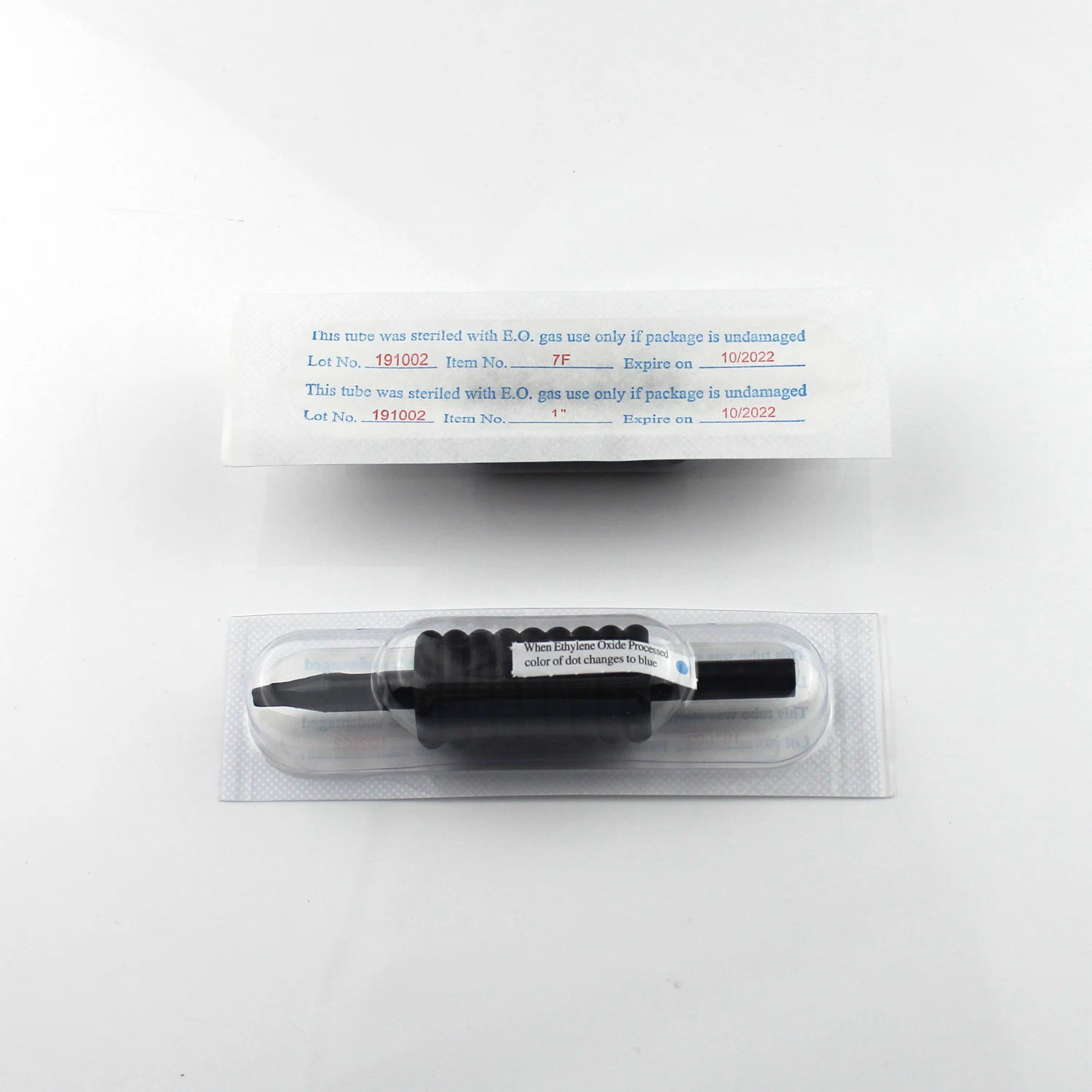 Tattoo New Disposable 5r Black Rubber Grips Transparent Tip Tube