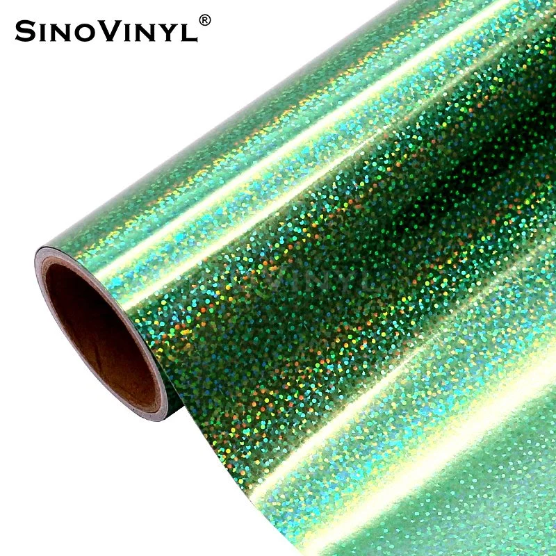 SINOVINYL Water/Coffee/Glass Cup Creativity DIY Holographic Sparkle Dots Vinyl Roll Paper Crafts