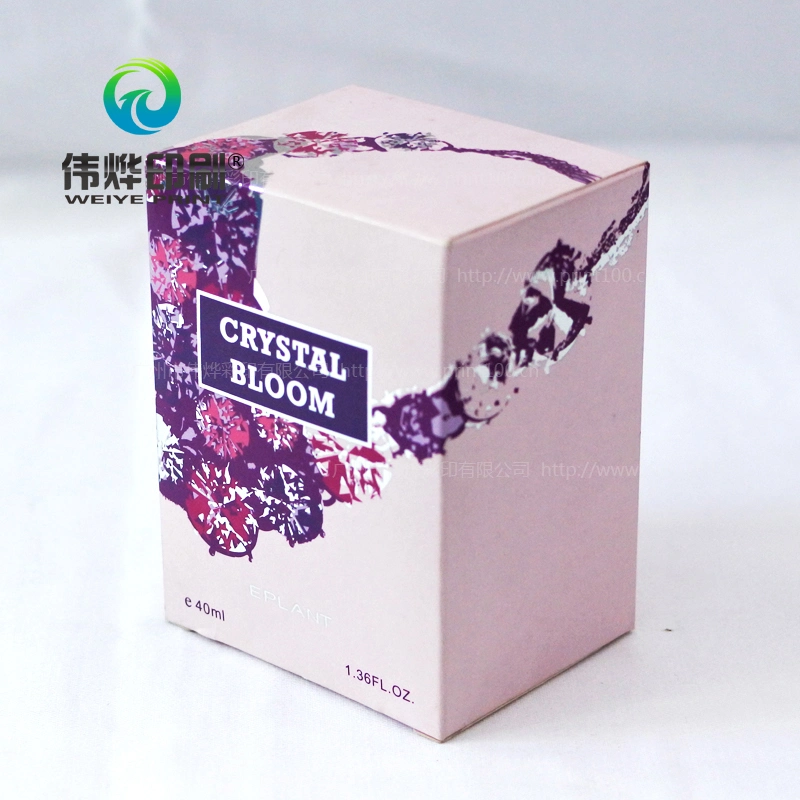 Beautiful Printing UV for Crystal Bloom Paper Packaging Box