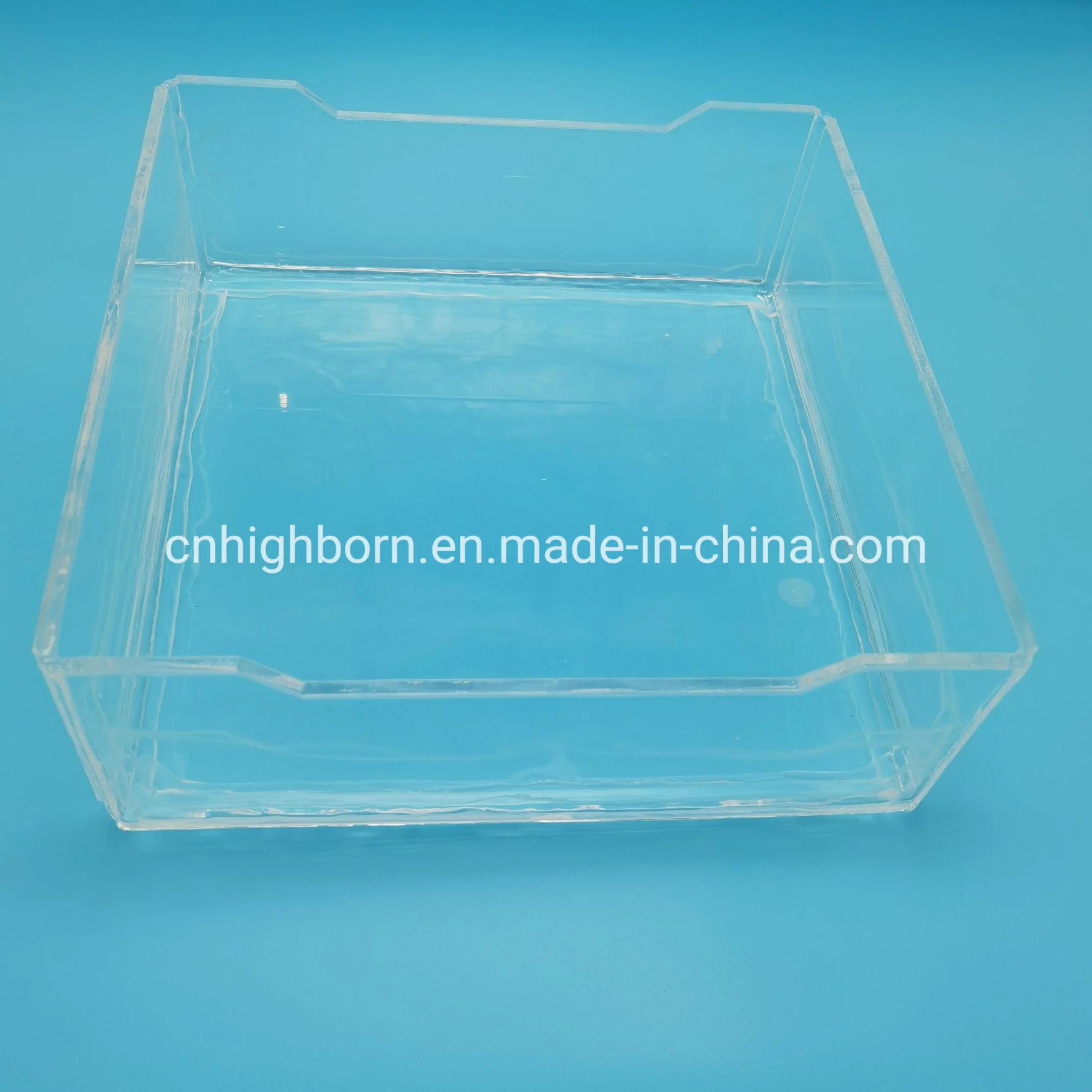 Long Service Life Heat Resistance Clear Fused Quartz Glass Furnace Sagger Tray Square Silica Dish