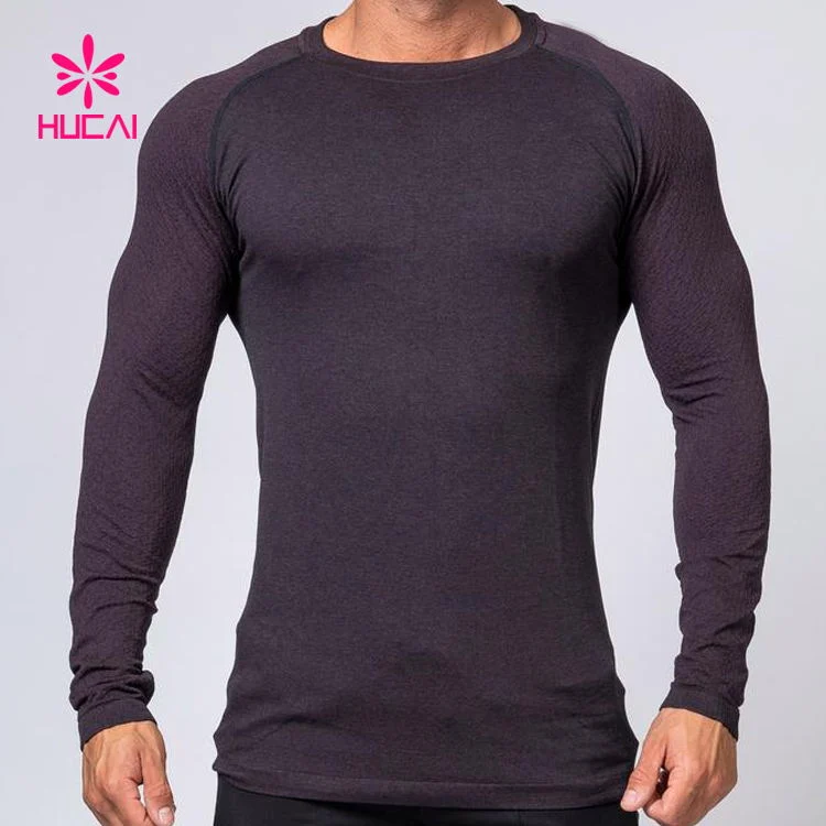 Logotipo personalizado a los hombres Sudaderas Pullover Professional Gimnasio hombres camisas de manga larga