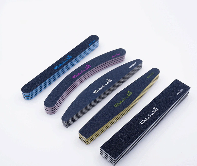 High quality/High cost performance  Custom Printed Sponge Material Nail File Emery Nail File