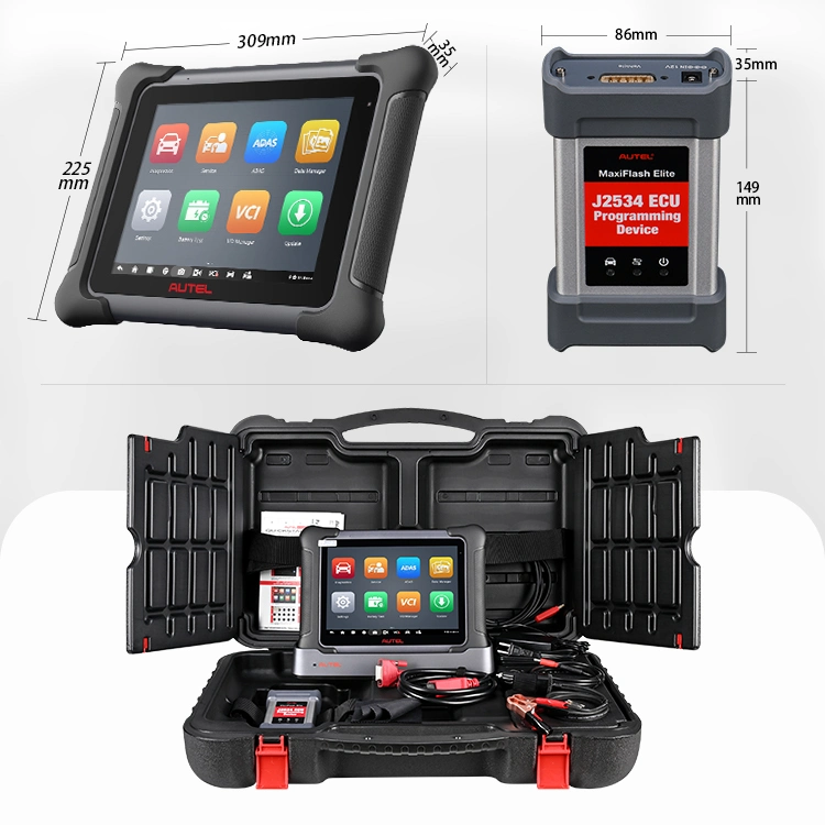 Autel Maxisys Elite II сканер + Mv105 с J2534 программирования 36+ специальных функций программирования блока управления двигателем и кодирование, Диагностика All-System, двунаправленный сканирование