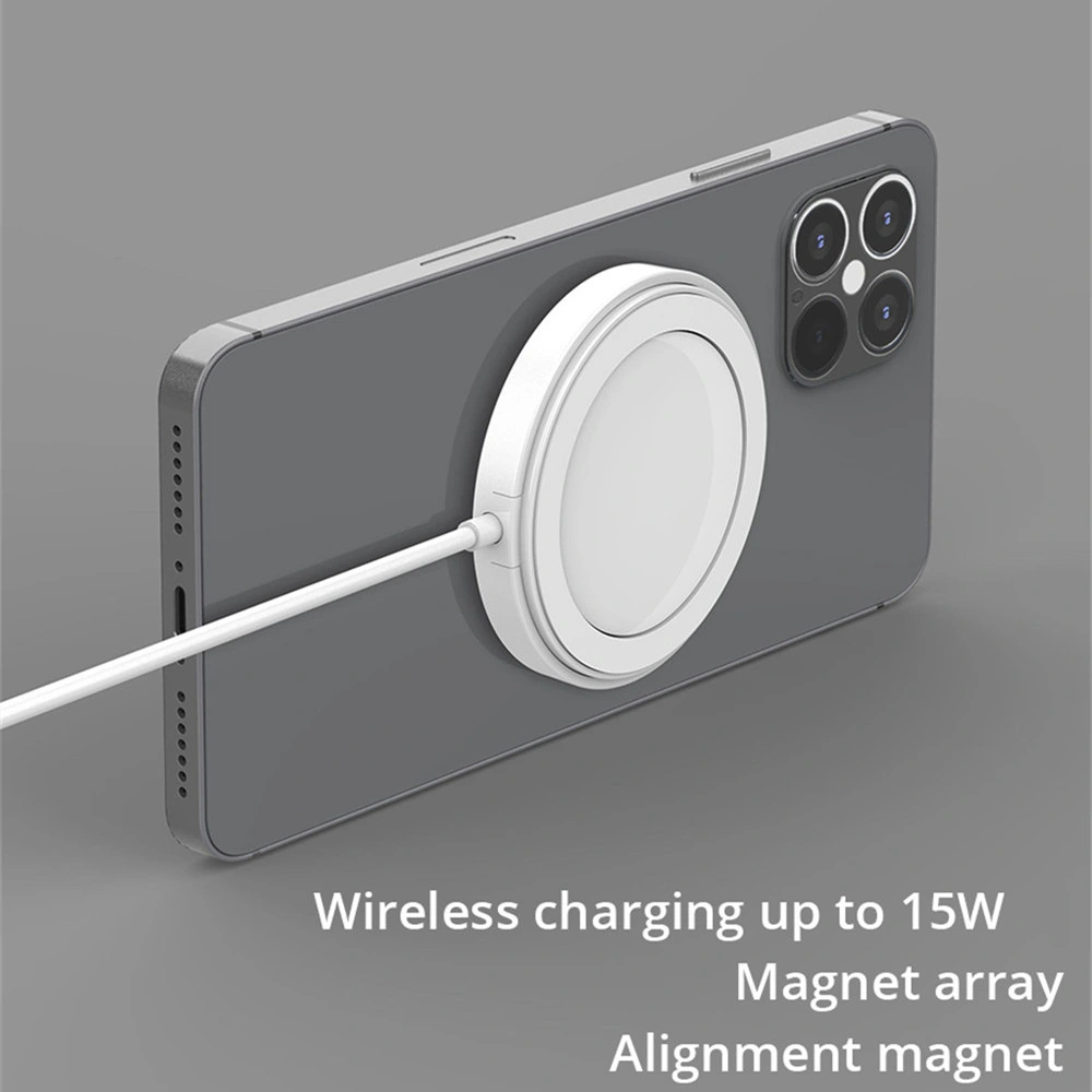 Smartphone 15W Magnetic Wireless Fast Magsafe Charger for iPhone 12/Mini/PRO/Max/Samsung/Huawei