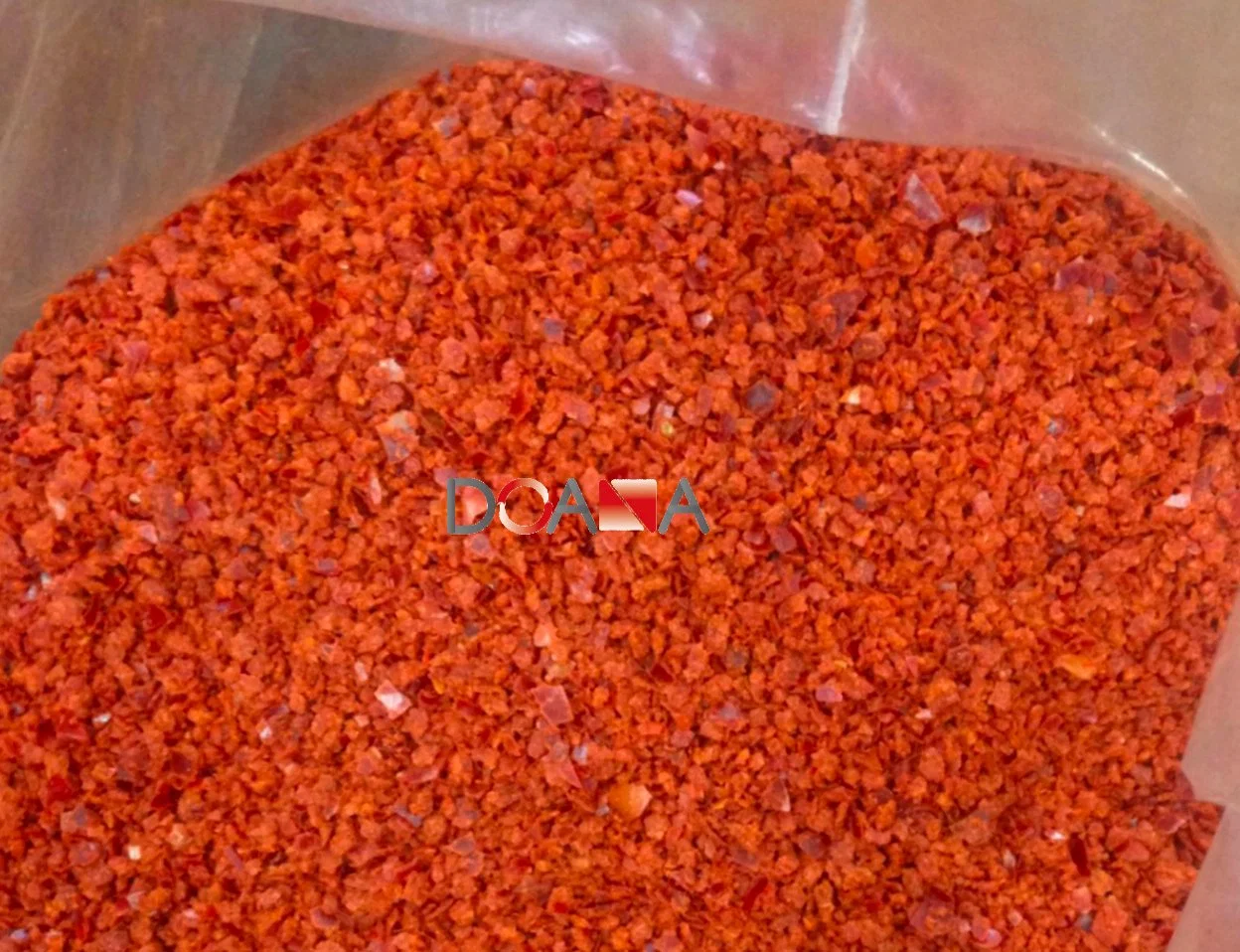 Aplastó el Chili sin semillas secado chile rojo en polvo de aplastamiento Precio al por mayor