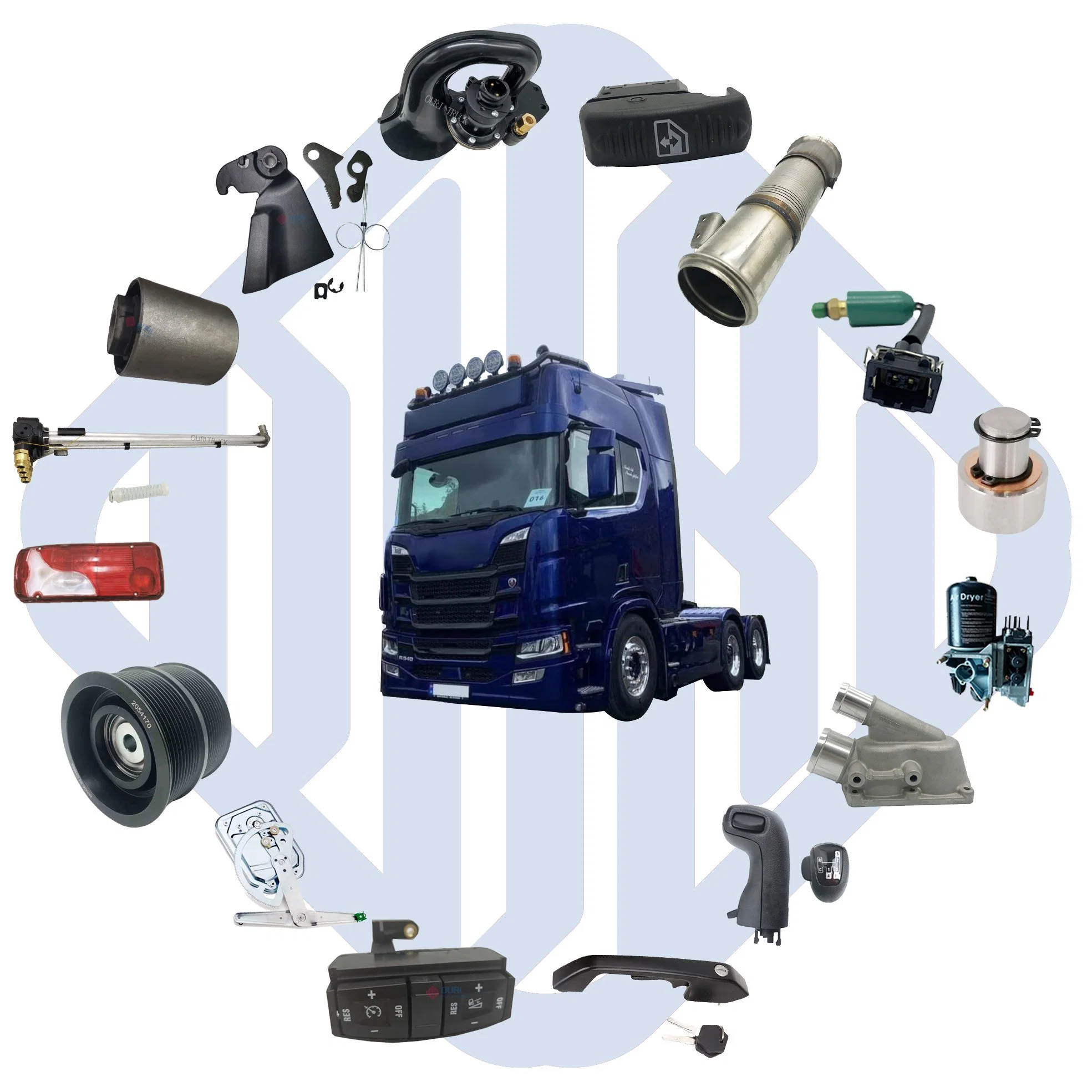 Ouri Truck Engine Sensor 1457304 ABS Raddrehzahlsensor für Scania Truck