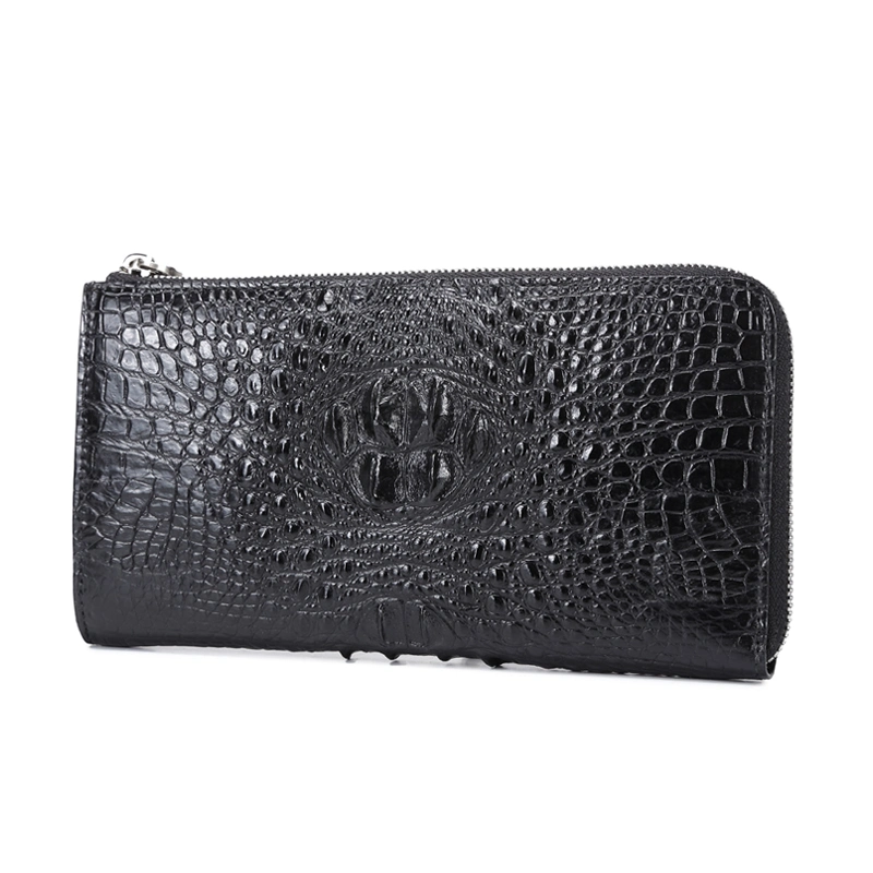 Men Genuine Crocodile Wallet Luxury Gift Designer Clutch Bag