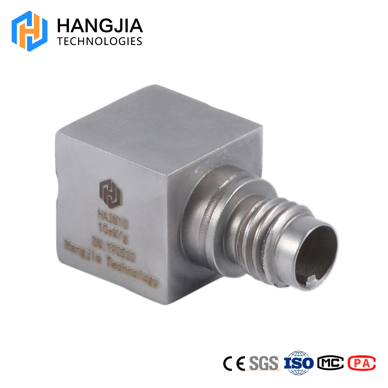 Sensor de aceleração triaxial Miniatura Electrocircuit 8.5G Peso