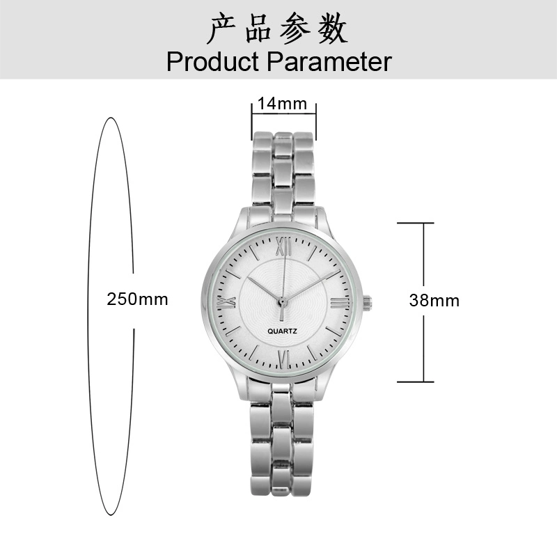 High quality/High cost performance  Brand Watch Women Metal Lady Watches Alloy Quartz for Gift Promotion