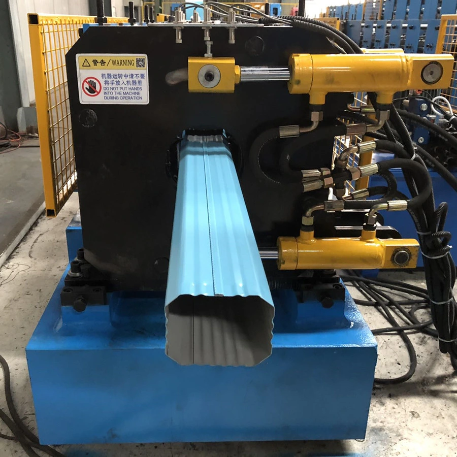 PPGI PPGL Downspout tuberías de agua que hace la máquina La máquina formadora de corte hidráulico