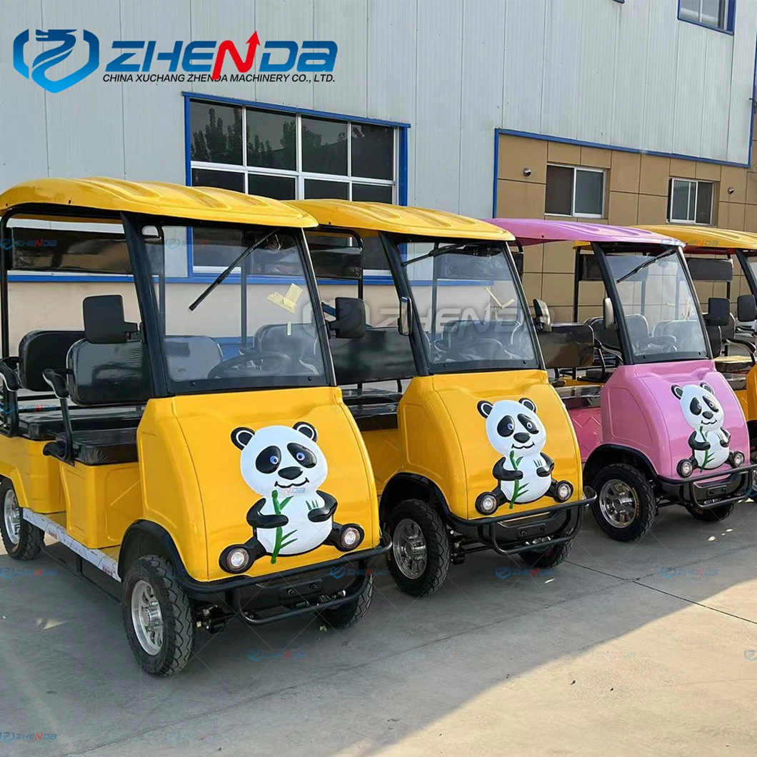 High quality/High cost performance Good Price 4 + 2 Seats Electric Golf Cart with Aluminum Chassis and CE Approved