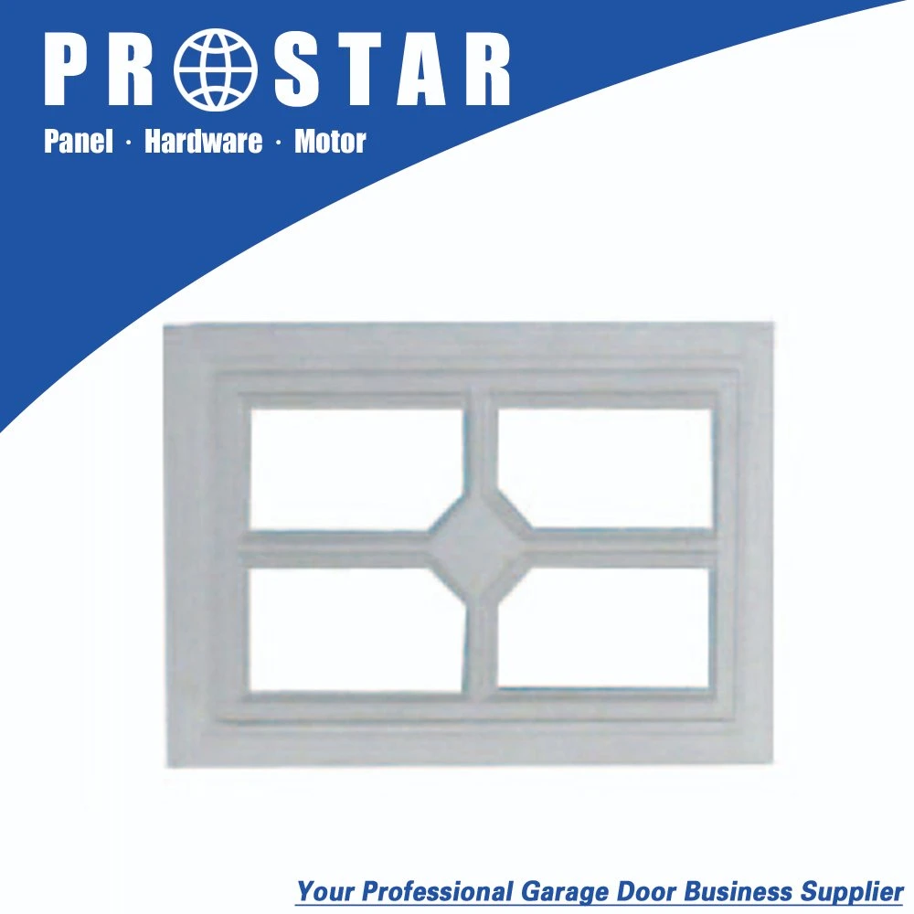 White Black Rodent Protection Plastic / ABS / Aluminium One Piece Tilting Garage Door Rectangular Round Window Air Vent with Acrylic Glass