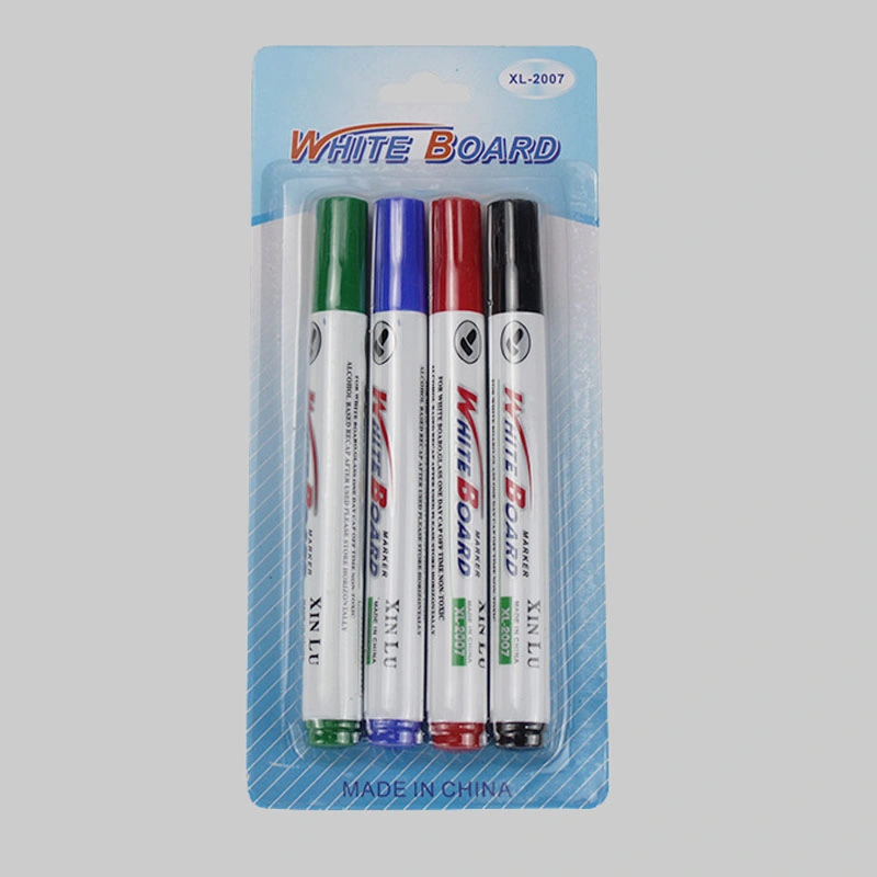 Custom Pack 4 Farbe löschbare Whiteboard Marker mit 0,5mm Schreibbreite