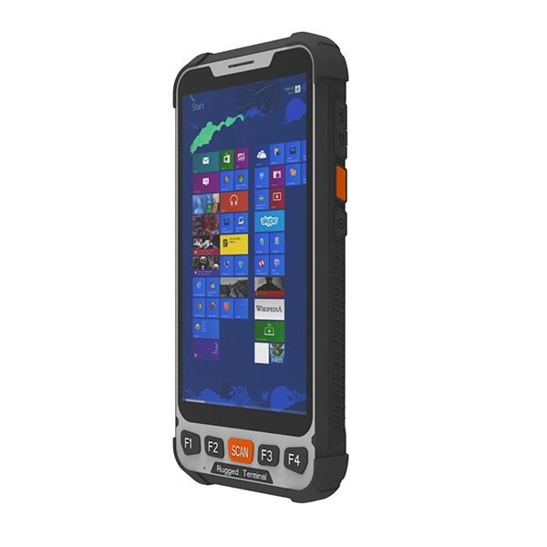 5.5" toque do dispositivo Windows Mobile Smartphone PDA resistente industrial com GPS NFC Scanner de código de barras 2D Q501