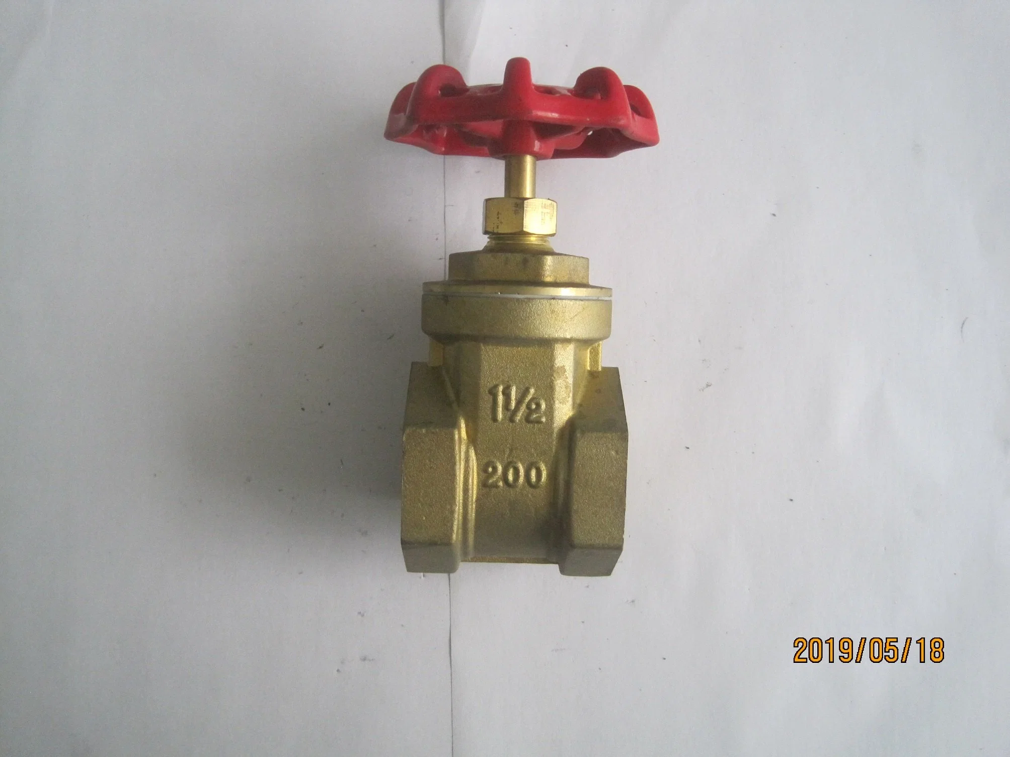 1 1/2 Inch Brass Stem Aluminum Handwheel Gate Globe Valve