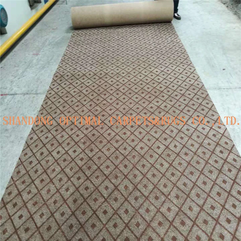 China Manufacturer Decorative Home Colorful Nonwoven Jacquard Carpet