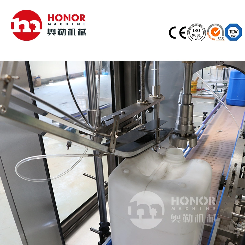 Three in One Soy, Sesame, Peanut Oil Soy Sauce Liquid Disinfectant Filling Production Equipment