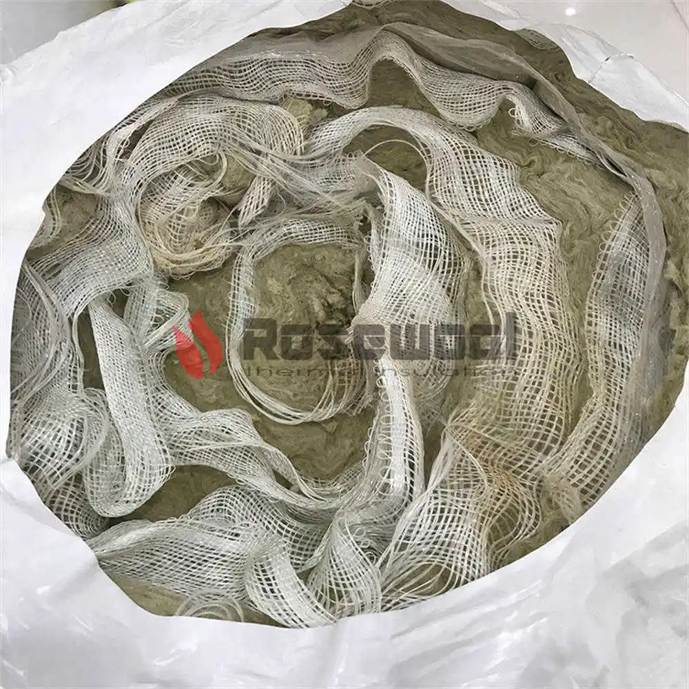 Rockwool Insulation Materials Rose Wool Blanket 100% Non Asbestos Thermal Insulation, Sound Absorption