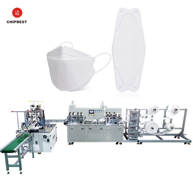 Productivity 130PCS/Min Location System Kf94 Medical Face Mask Making Machine