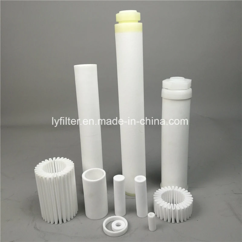 Factory Customization High Temperature Sintered Porous Polyethylene PTFE PVDF Filter Cartridge Tube