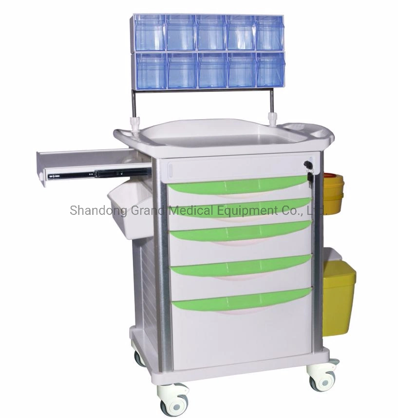 Medical Cart Medical Trolley Surgical Trolley with Drawers Medical Furniture Hospital Supply Anesthesia Cart Related Cart Trolley Surgical Instrument