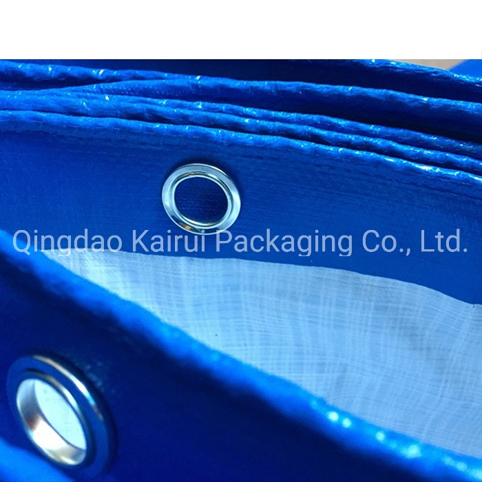 High Tensile Strength Coated Waterproof Aluminium Eyelet Plastic PE Tarpaulin